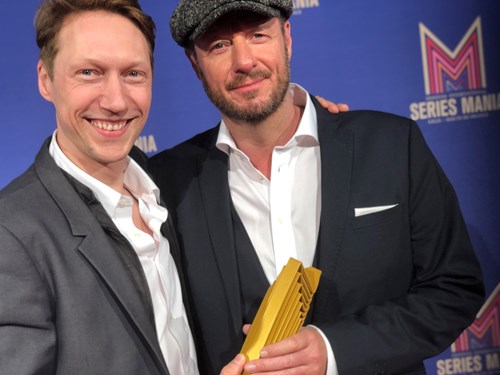 Simon J. Berger og Øystein Karlsen til Series Mania
