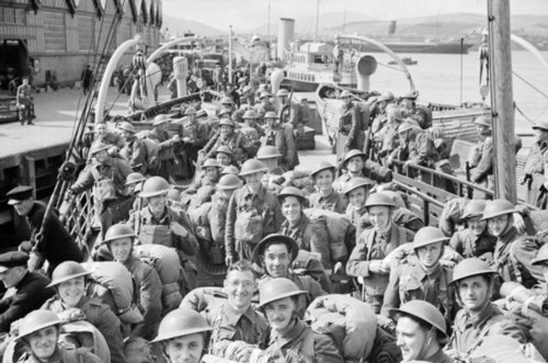 Norske, svenske, danske soldater, D-dag, skandinavien under Anden Verdenskrig