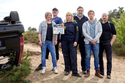 behind the scenes på vadehavsmordene, der Dänemark-krimi på ARD